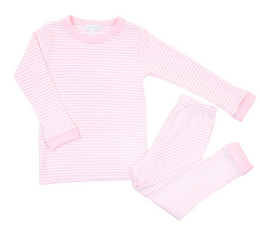 Pink Stripes Long Pajamas