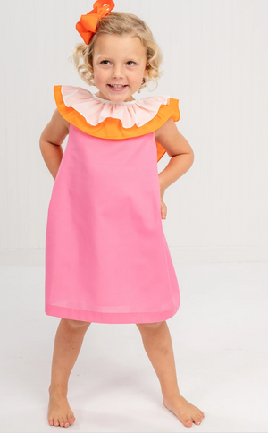 Ally Kole Pink and Orange Dress