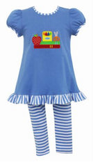Claire and Charlie back to school tunic & legging set