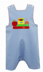 Claire and Charlie reversible back to school shortall