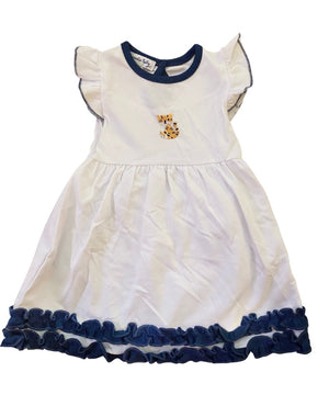 Tiny tigers embroidered dress